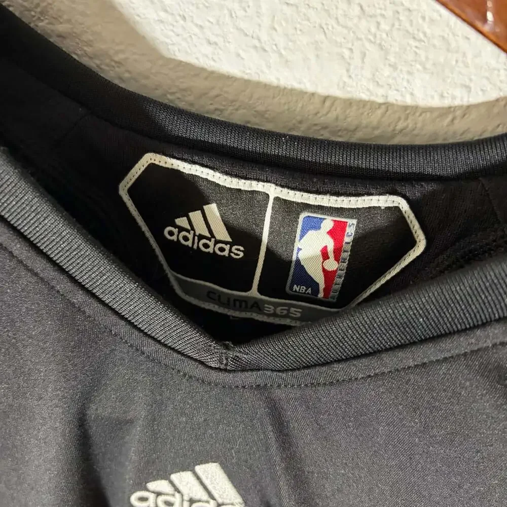Adidas Portland Trail Blazers Warmup Shooting Shirt Size S Black